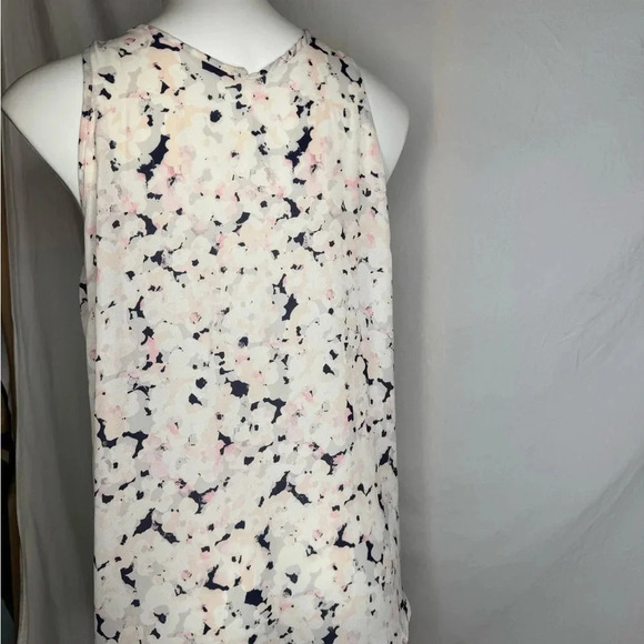 Alice Collection Sleeveless Abstract watercolor Blouse Size Large - Picture 4 of 5